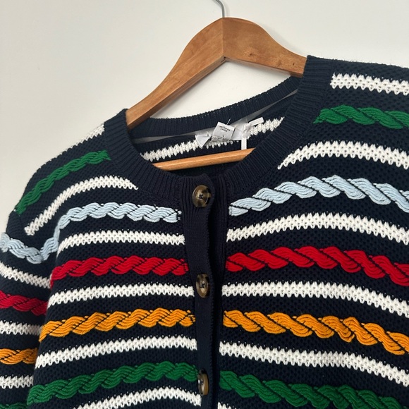 La Ligne x Target NWT Striped Cable Knit Cardigan - Picture 9 of 14